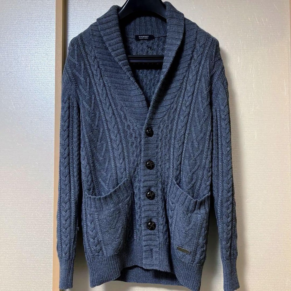 Burberry Black Label Cardigan Men's Fashion from Japan