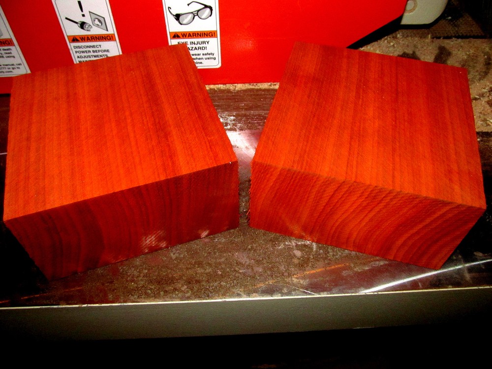 ONE BEAUTIFUL EXOTIC PADAUK BOWL BLANKS LATHE TURNING BLOCK LUMBER 6 X 6 X 3