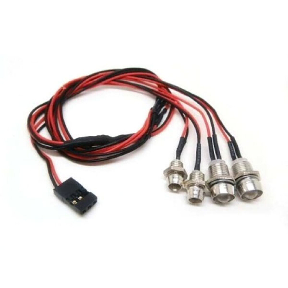 4pcs Light Portative 4 Headlight RC LED RC LED Car