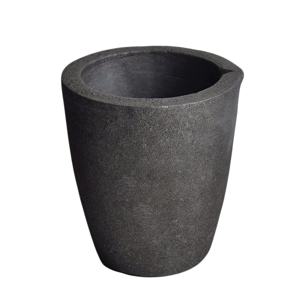 #6 12KG MegaCast, Foundry Clay Graphite Crucibles Black Cup Furnace Torch Mel...