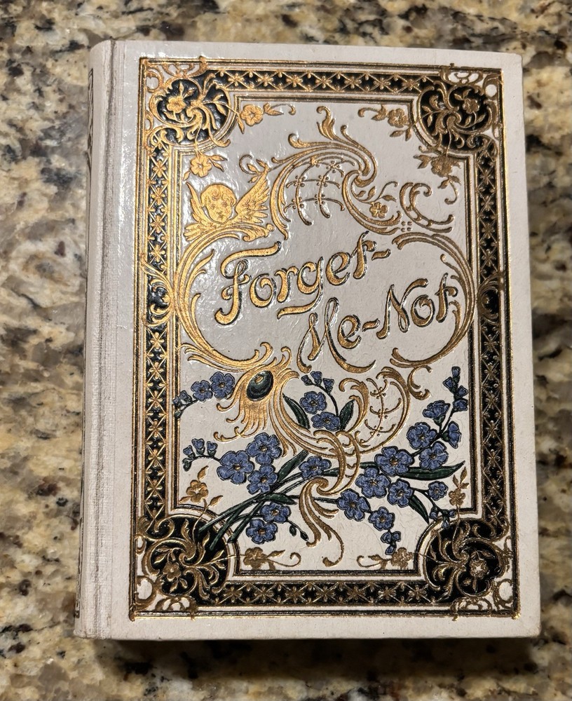 Forget-me-not  A Record of Friendship with Scripture Texts and Sacred Verses