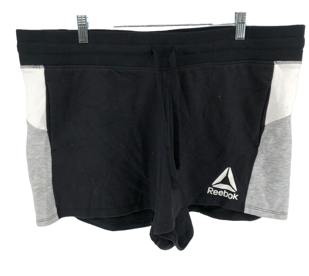 Reebok Athletic Shorts Women's 3XL Black Basketball Running