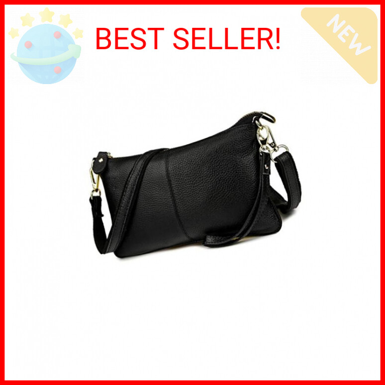 Artwell Genuine Leather Clutch Wallet For Women Wristlet Envelop Crossbody Purse