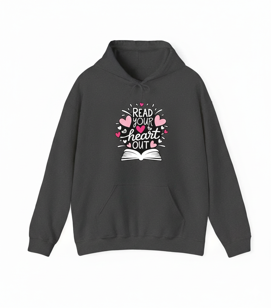 Read Your Heart Out Valentine's Day Teacher Design Unisex Hooded Sweatshirt