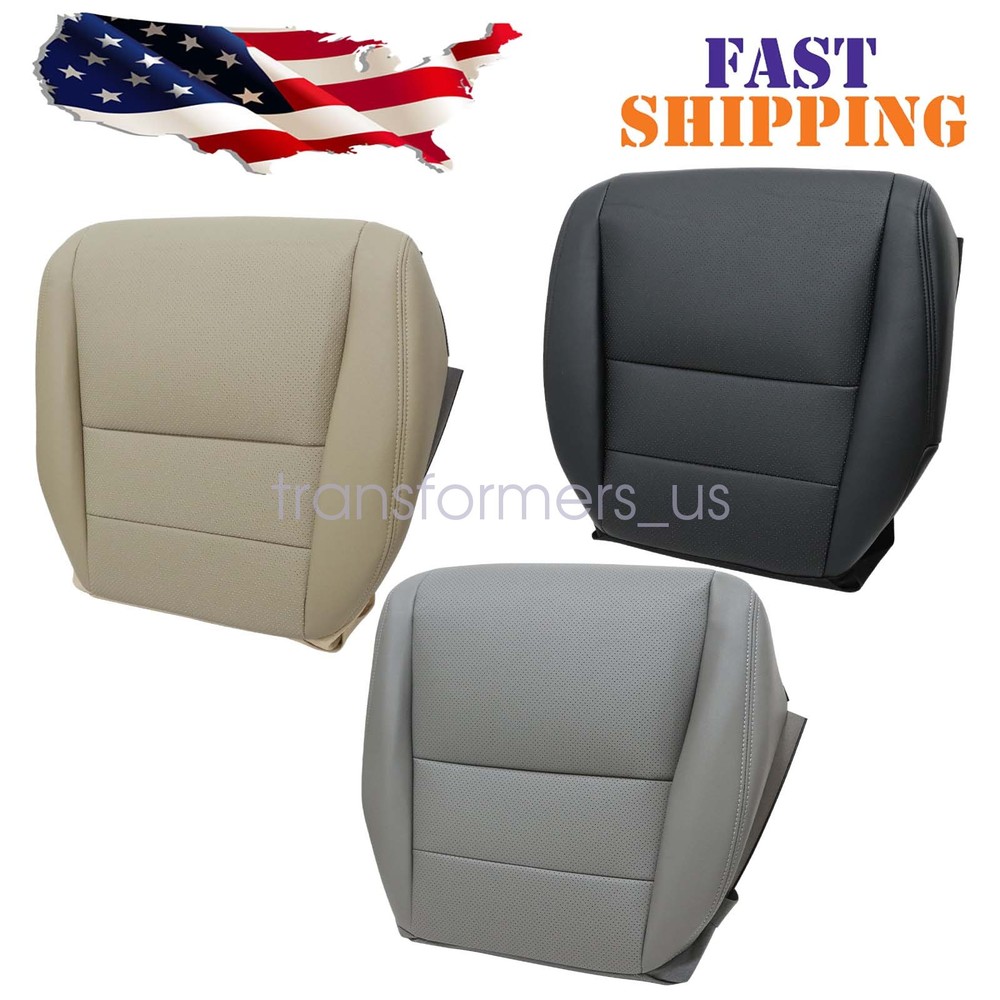 Front Driver / Passenger Bottom Perf Leather Seat Cover Fits 2005-2008 Acura TL