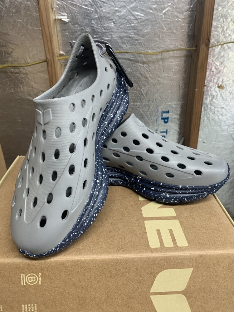Kane Footwear Recovery Shoe Revive MoonGrey/Navy Speckle Men's size 9 Women's 11