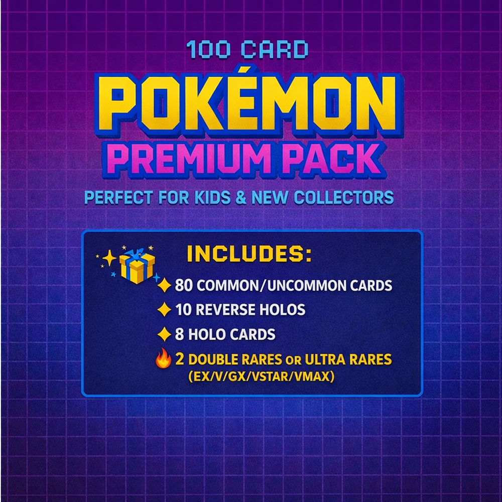 Pokémon 100 Card PREMIUM Mystery Pack- BIG HITS!