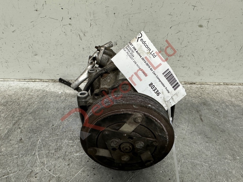 PEUGEOT 208 Active 2012-2019 Air Conditioning Compressor Pump 9678656080 for Efficient Cooling Performance