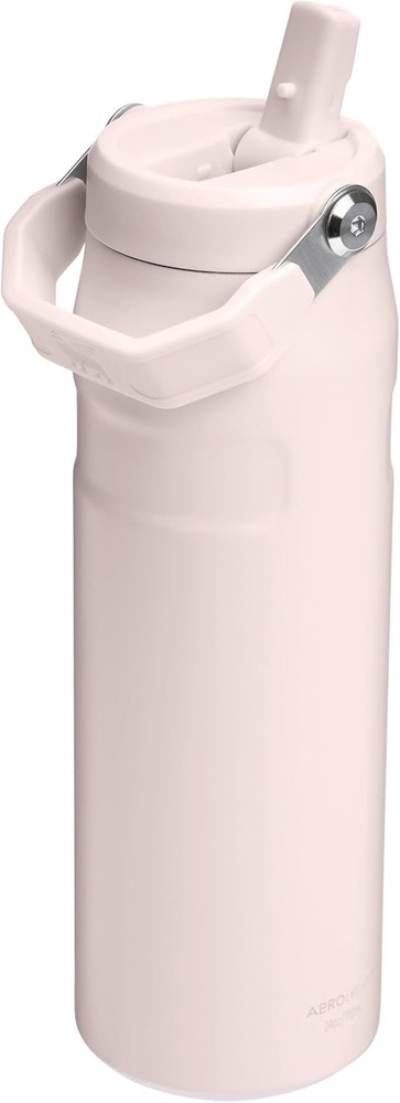 Stanley 1913 Flip Straw 2.0 Water Bottle 0.7L Rose Quartz Stainless Steel