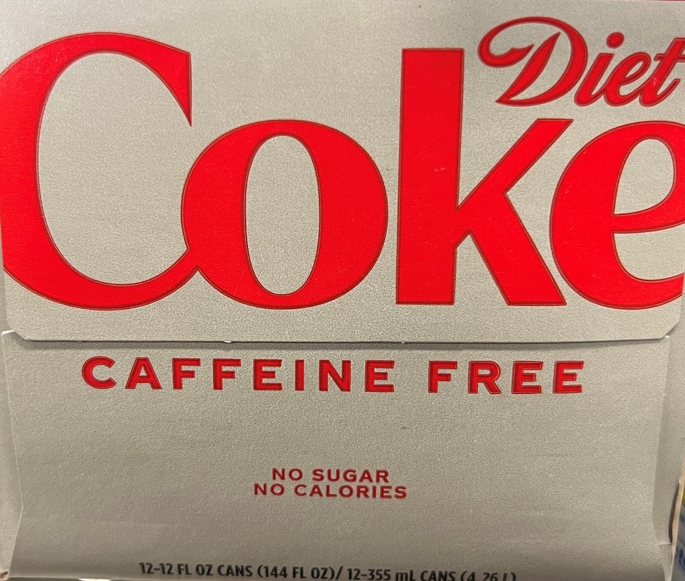 Coke Caffeine Free Diet Soda 12 pack Coca Cola
