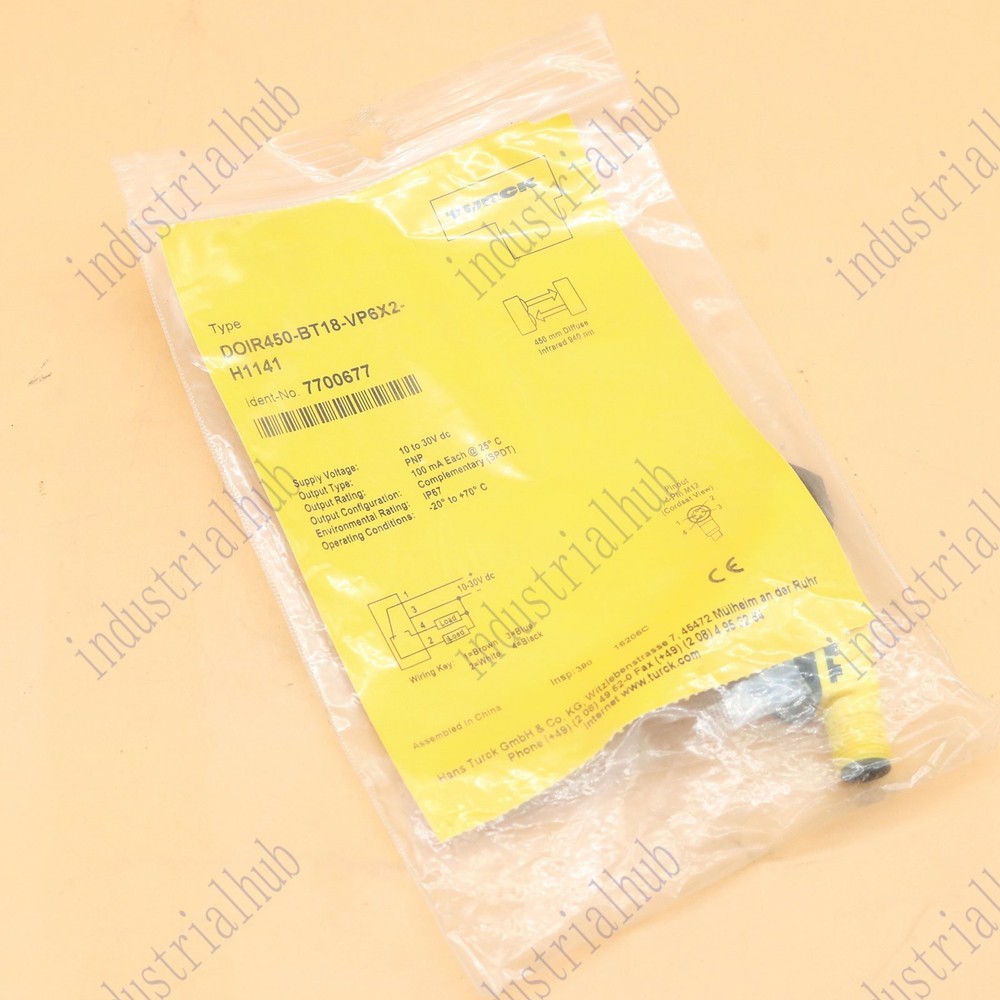 1pc New TURCK DOIR450-BT18-VP6X2-H1141 Proximity Sensor Fast Shipping