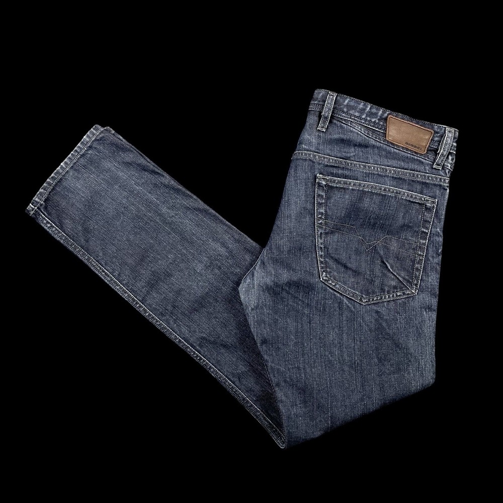 Diesel Shioner Jeans Men 36x32 Blue Slim Skinny Denim (Actual 38x32) MADE IN USA