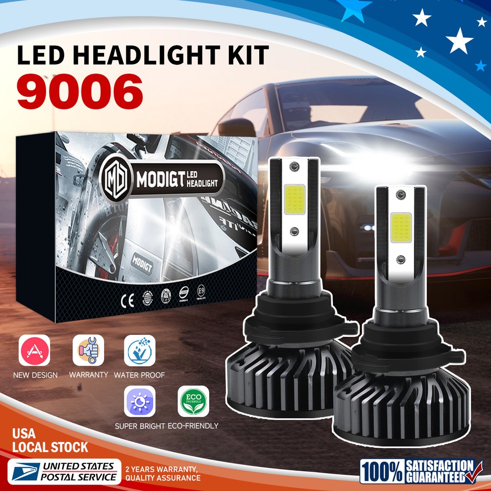 HB4  white 6000K Super Bright 24000LM  LED Headlight Bulbs Kit High or Low Beam
