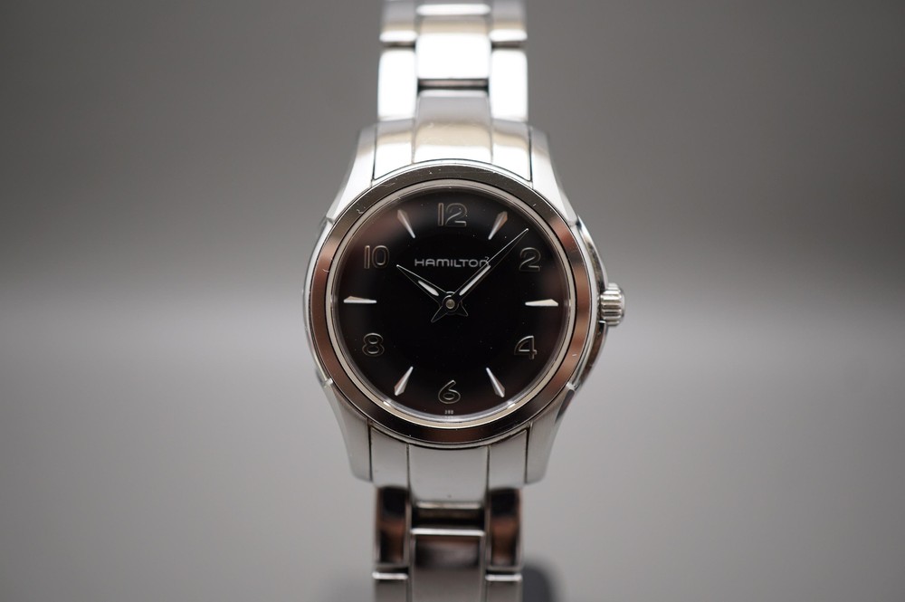 Hamilton Jazzmaster H32211135 Black Dial Swiss Made Ladies Quartz Watch