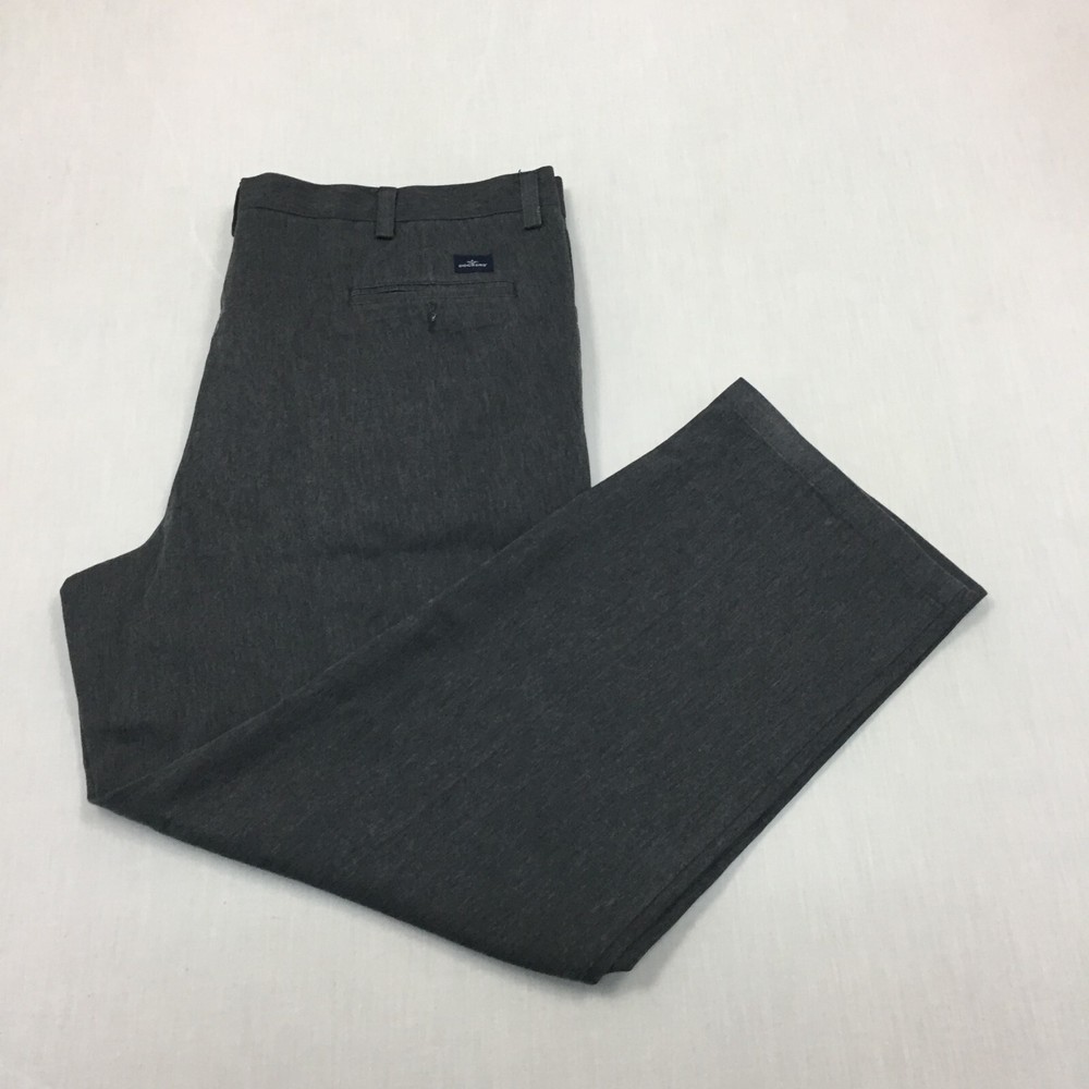 Dockers Chino Trousers Cotton Pants Straight Fit Mens Size 42W 30L Grey