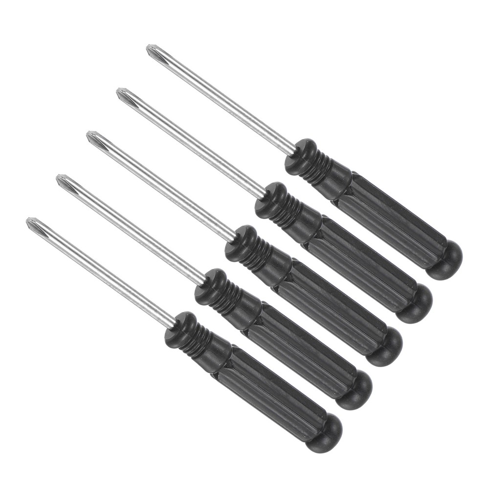 5pcs 3.0mm Phillips Screwdriver Set with Black Handle 92mm