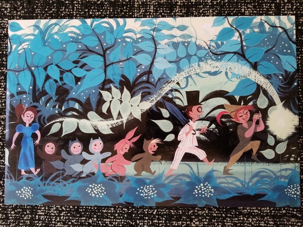 Mary Blair Peter Pan Following the Leader Concept Art Poster Non-Glossy