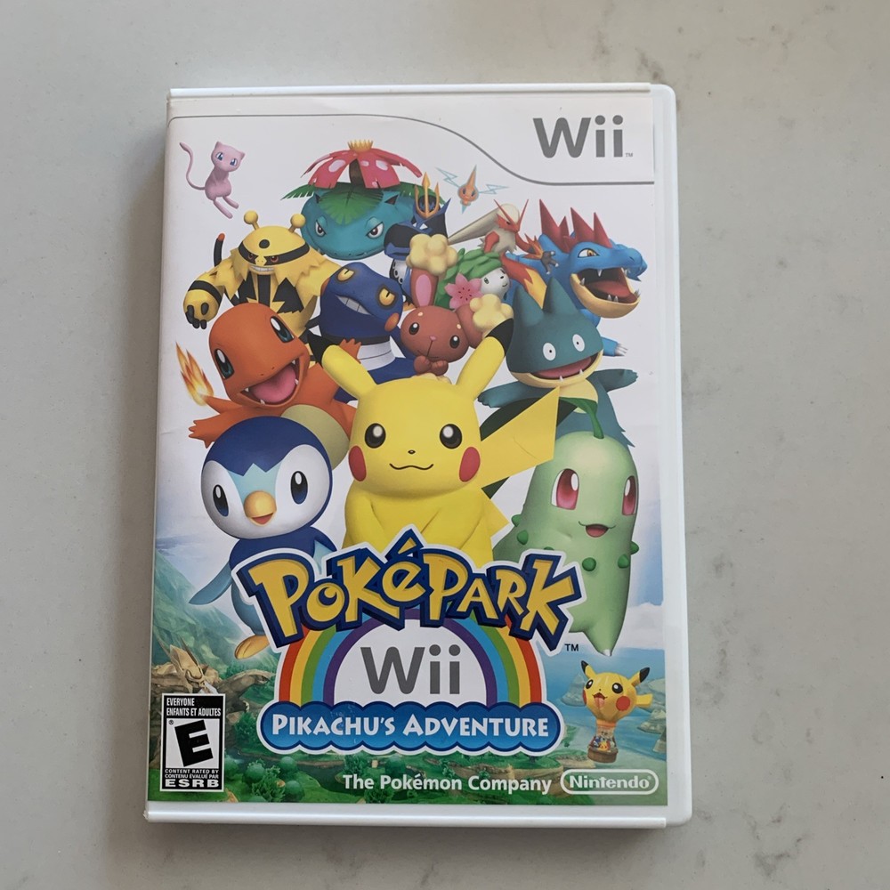 PokéPark Wii: Pikachu's Adventure (Nintendo Wii, 2010) Complete Tested!