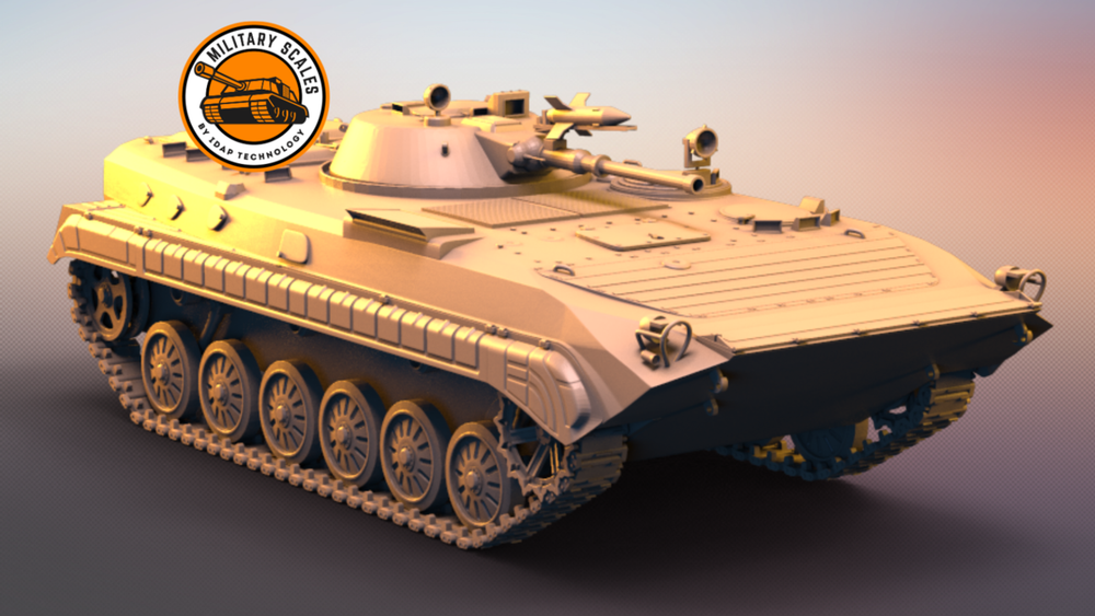 PRESALE IDAP Technology Russia Ukraine BMP-1 3D Printed Unassembled Kit HO 1/87-image