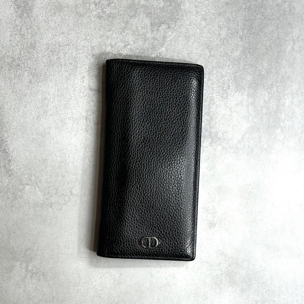 Dior Icon Vertical Leather Wallet Pre-Owned Luxury