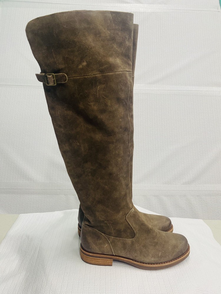 KORK-EASE Addison Rust Tobacco Distressed Over The Knee Boot New Size 7.5