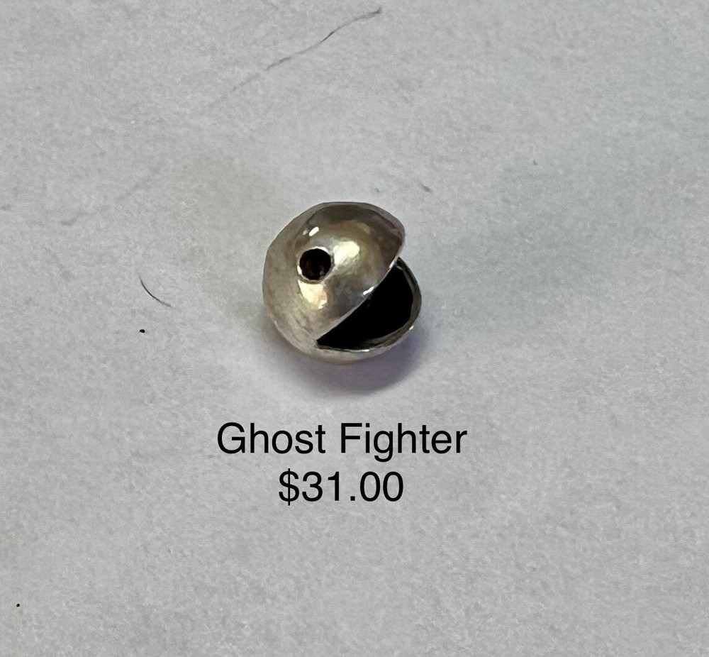 TROLLBEADS Ghost Fighter Pac Man Retired #16 Bead - NEW Rare Collectible