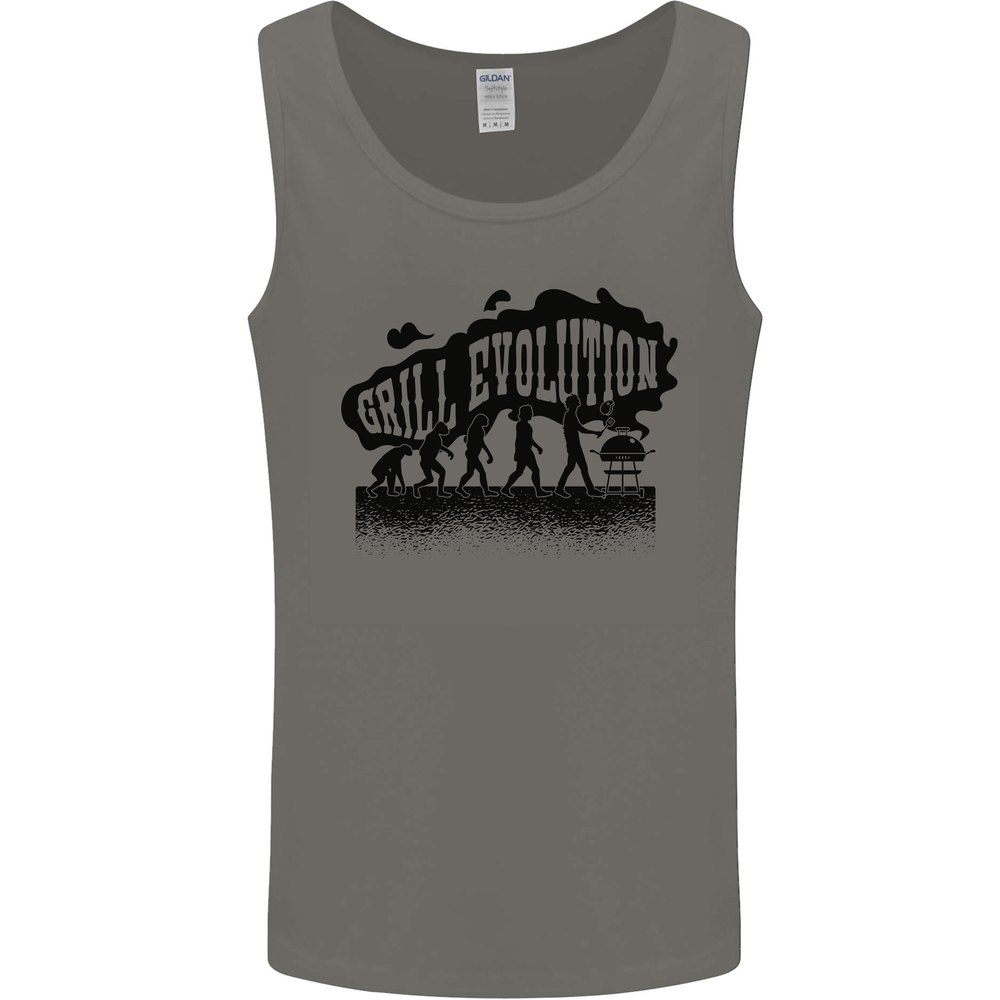 Grill Evolution Funny BBQ Braai Mens Vest Tank Top