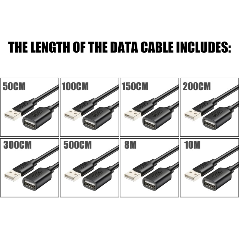 High-Speed USB 3.0 Extension Cable for Fast Data Transfer & Charging