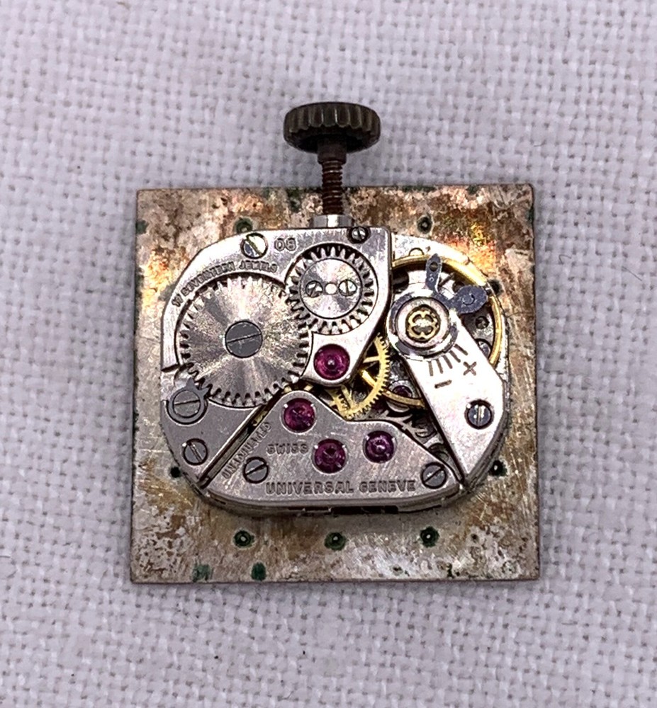 Universal Geneve 08 Working Hand Manual 17.5Mm Watch Swiss Vintage