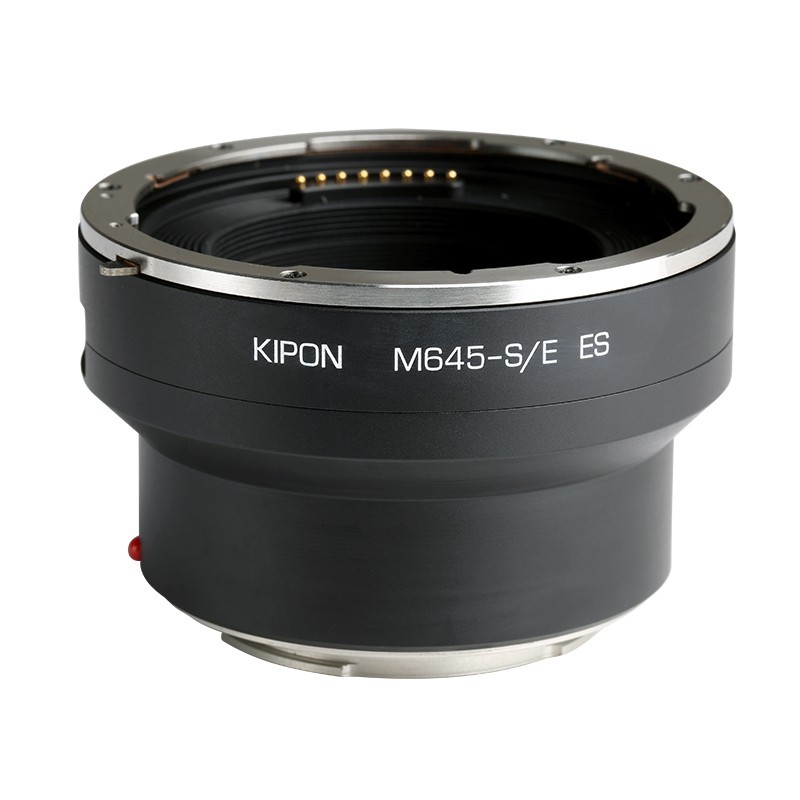KIPON Mamiya 645 Lens to Sony E-Mount Camera Adapter with Aperture Adjustment