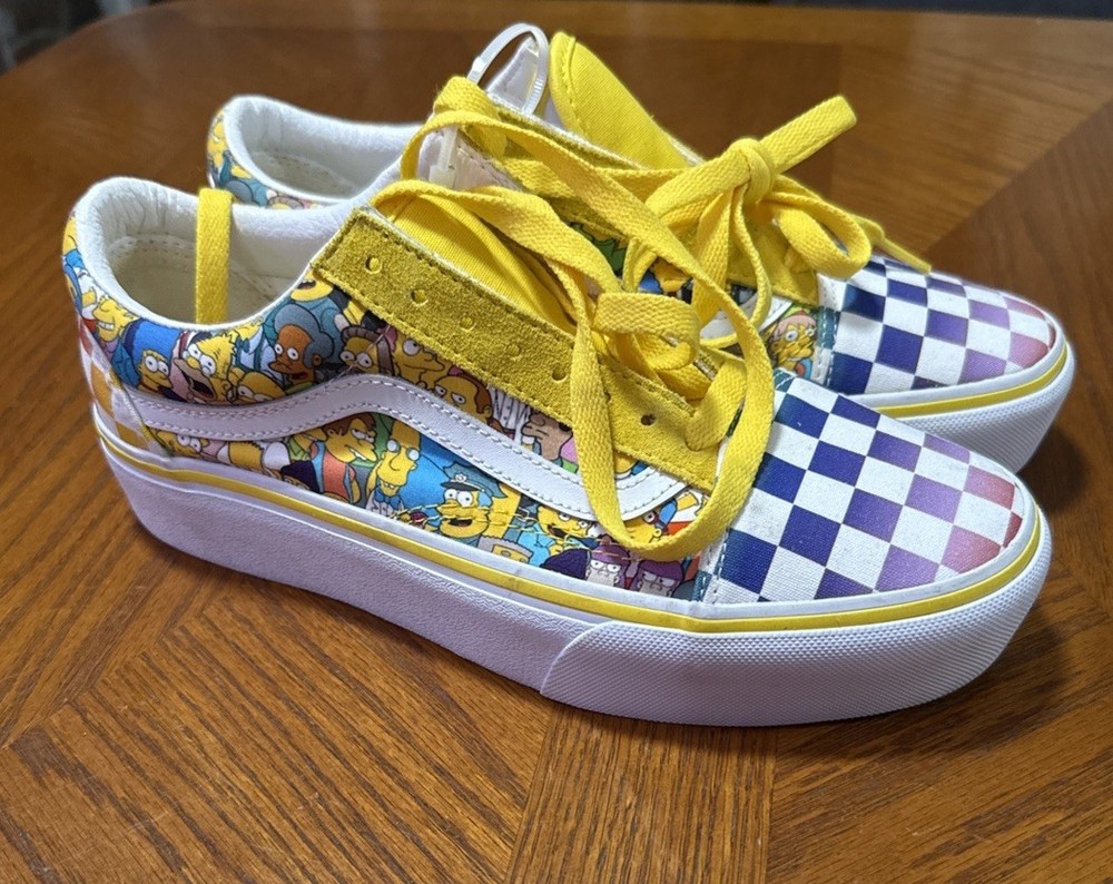 Vans The Simpsons Old Skool The Bouvier Sisters Size 7 Mens, 8.5Women's unworn