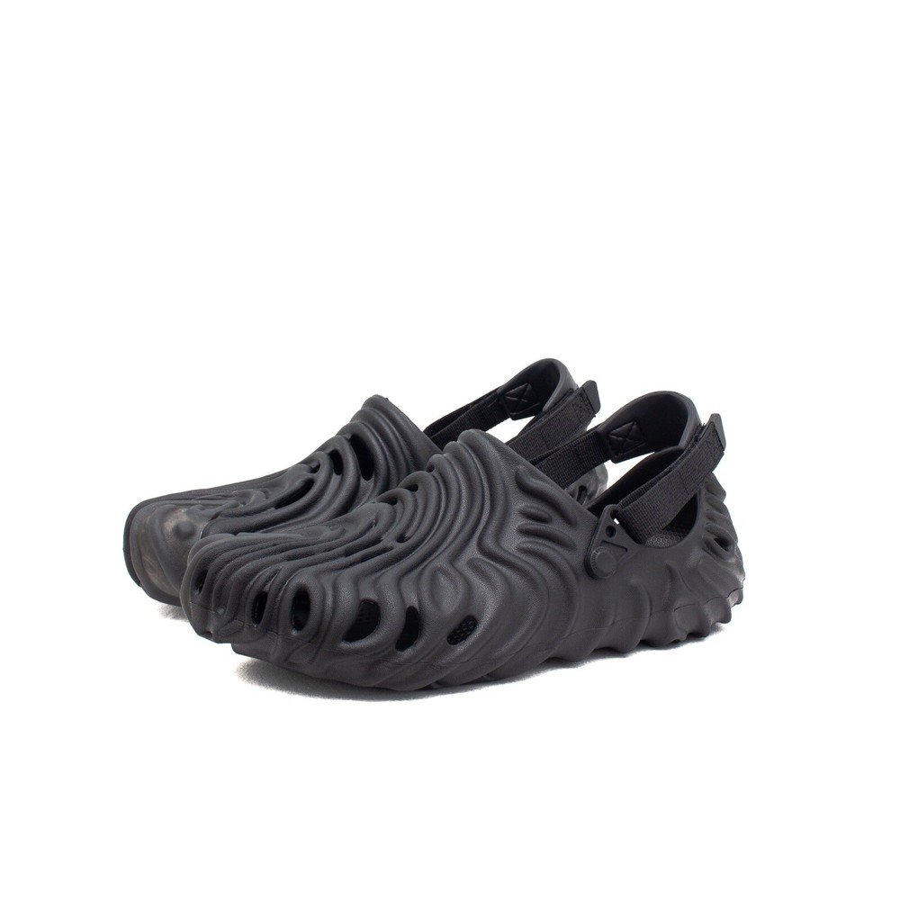 Salehe Bembury x Crocs Pollex Sasquatch Clogs Black Mens Size : 11