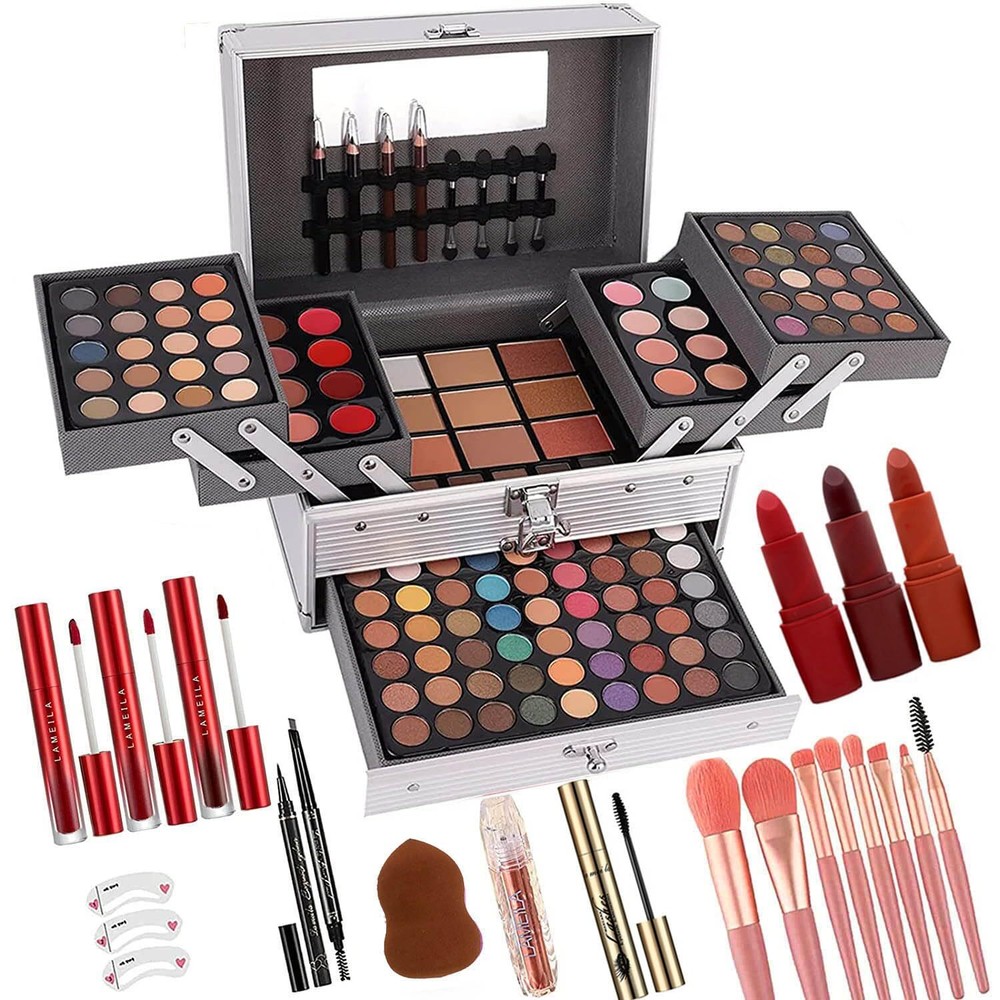 Kit completo de maquillaje todo en uno de 132 colores para mujer Ma... Kit de maquillaje profesional