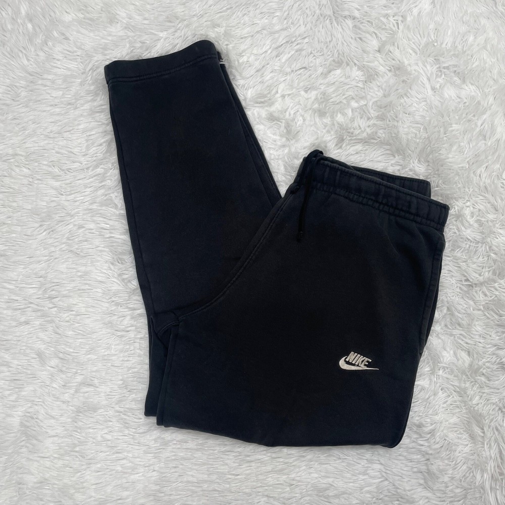 Nike Sportswear Club Fleece Mens Large Black Cotton Joggers