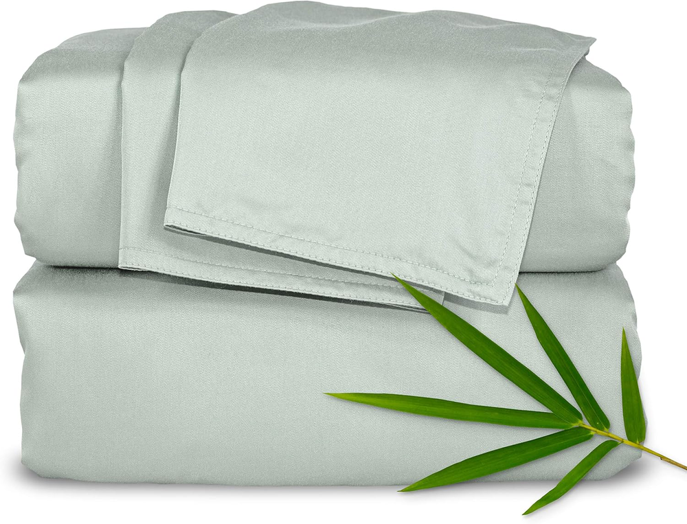 100% Organic Bamboo Viscose Full Bed Sheet Set-image