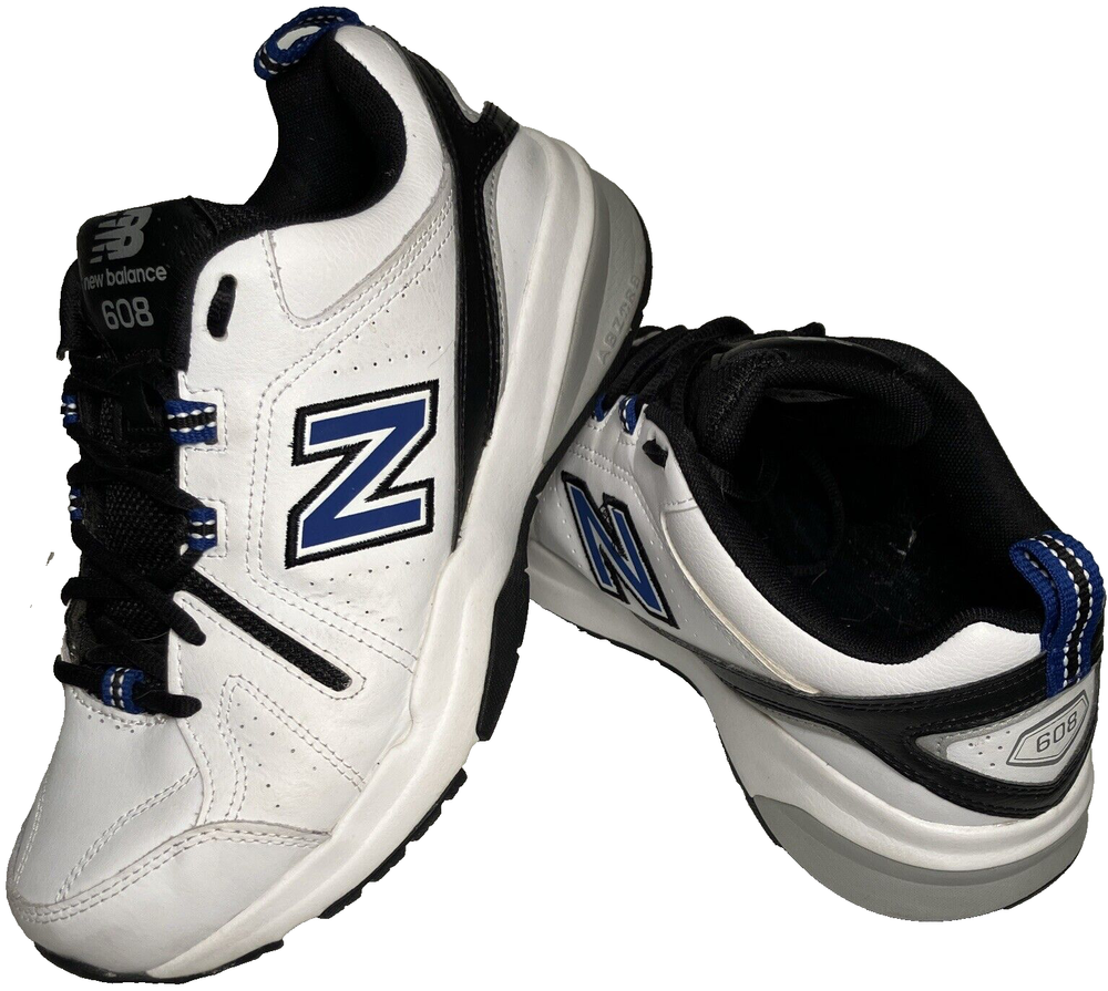 New Balance Mens 608 v5 White MX608WR5 Walking Sneakers Shoes Size 7.5 4E EEEE