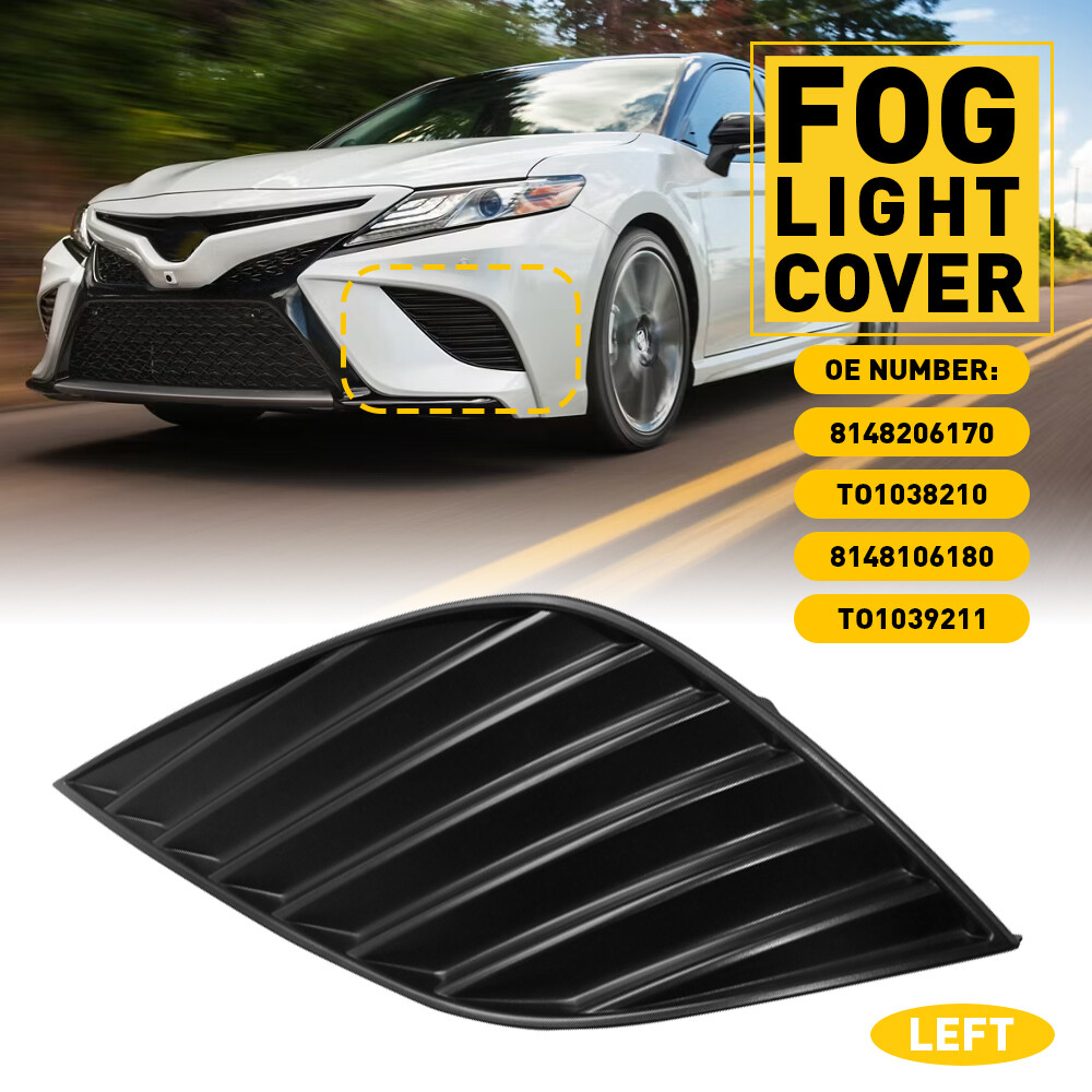 Fit For 2018-2020 Toyota Camry Front Fog Bumper Cover Light Left Driver Side New