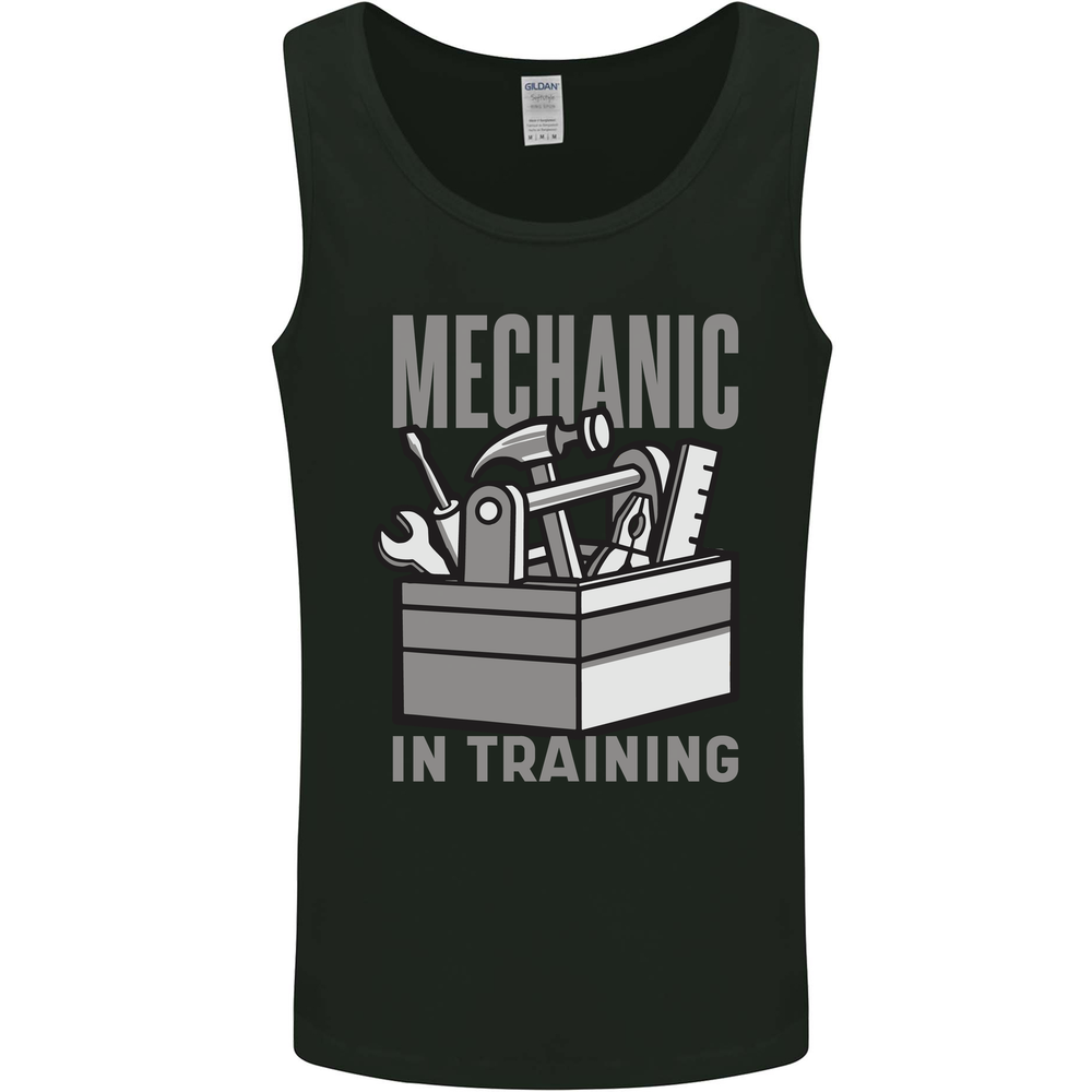 Funny Mechanic in Training Mens Vest Tank Top