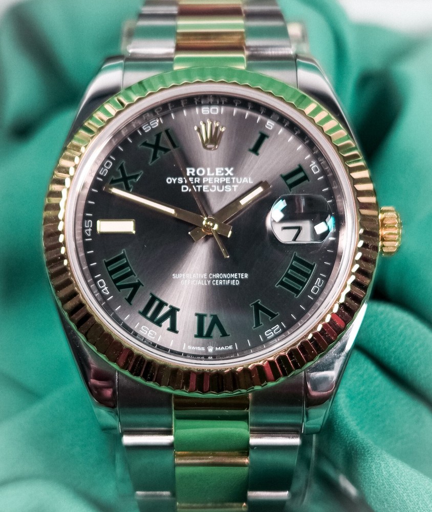 Rolex Datejust 126333 Gold and Silver Oyster Bracelet with Fluted Bezel