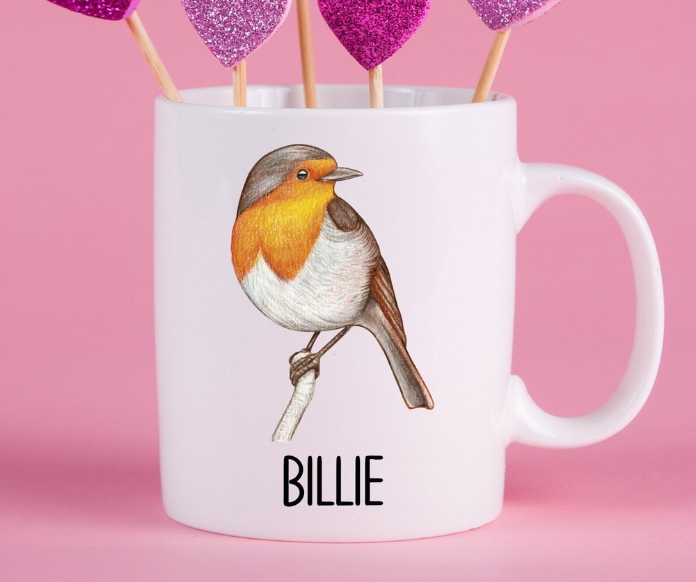 Personalized Robin Mug Robin Gift Ideas Robin Cup Gifts For Robin Lovers Robin