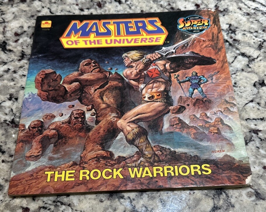 MASTERS OF THE UNIVERSE “The Rock Warriors”  1985 Paperback Book