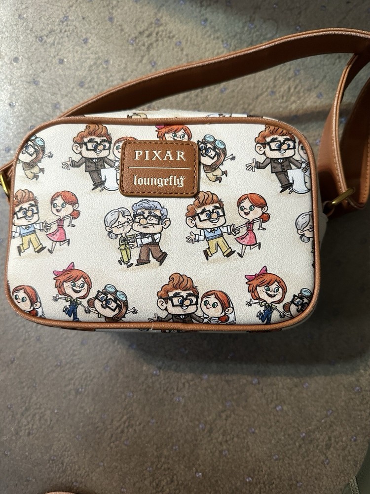 Loungefly Disney Pixar Up Carl And Ellie Crossbody Bag