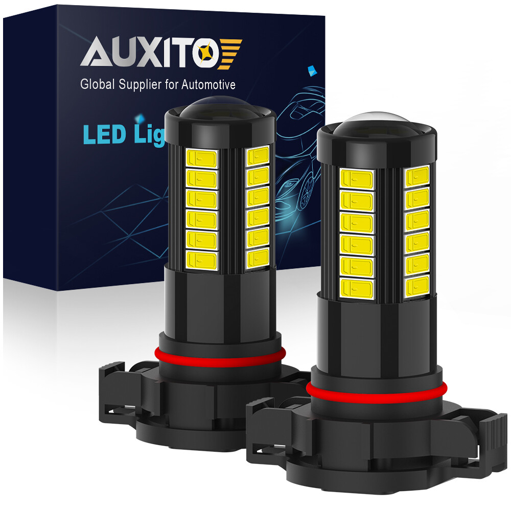 2x LED Fog/Driving Bulbs Light PSX24W 2504 Fog Light White 6000K High Power Lamp