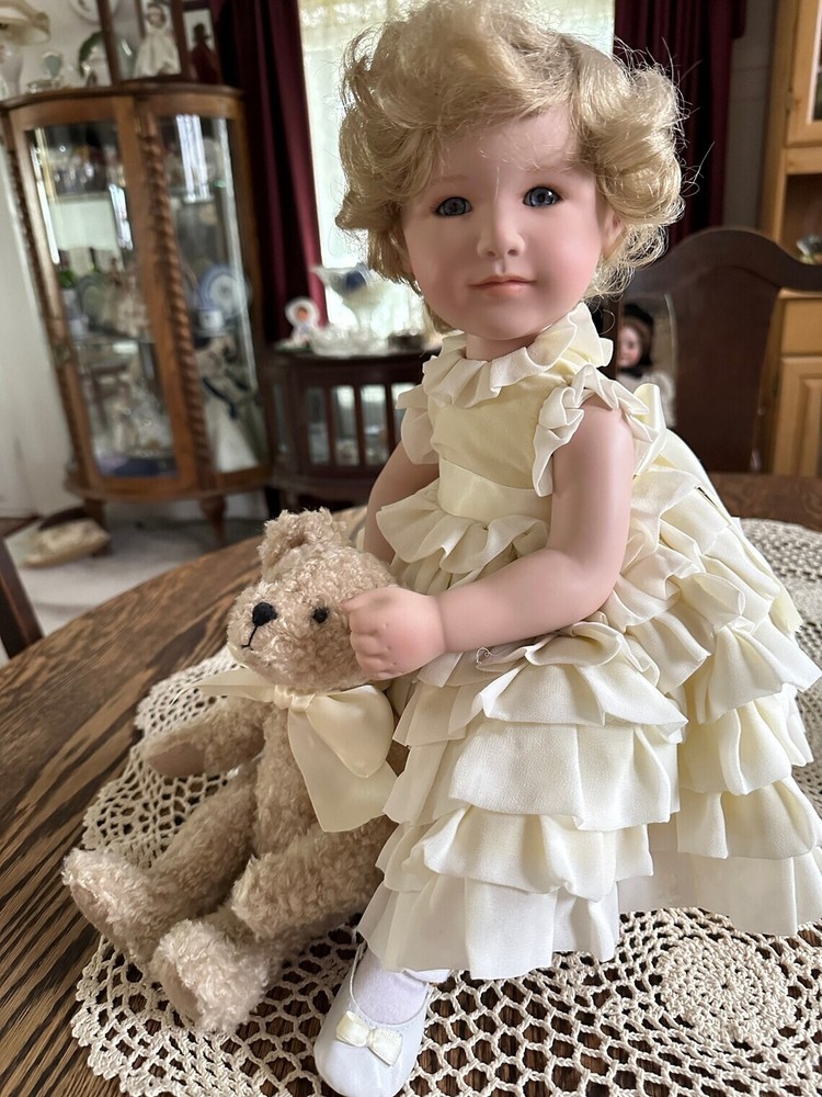 Danbury Mint Little Elizabeth Doll, Baby Queen Elizabeth Doll & Boyds Bear