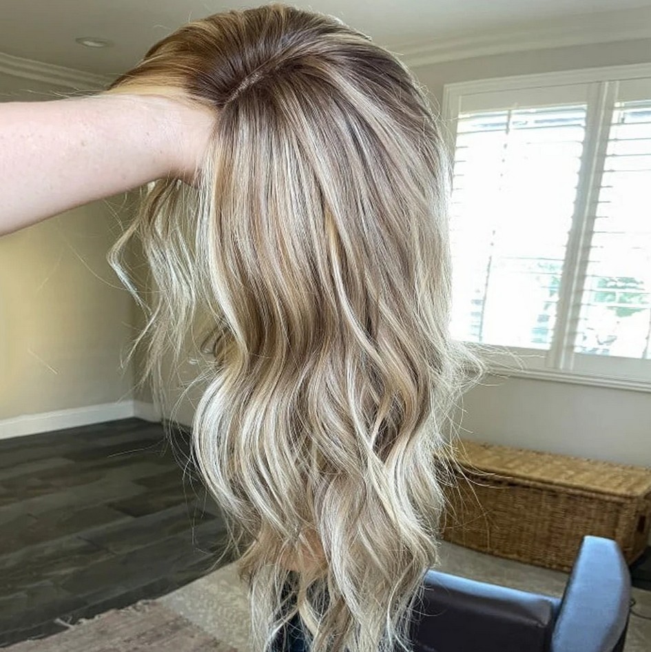 Ombre Highlight Blonde 13x4 Lace Front Human Hair Wig for Women