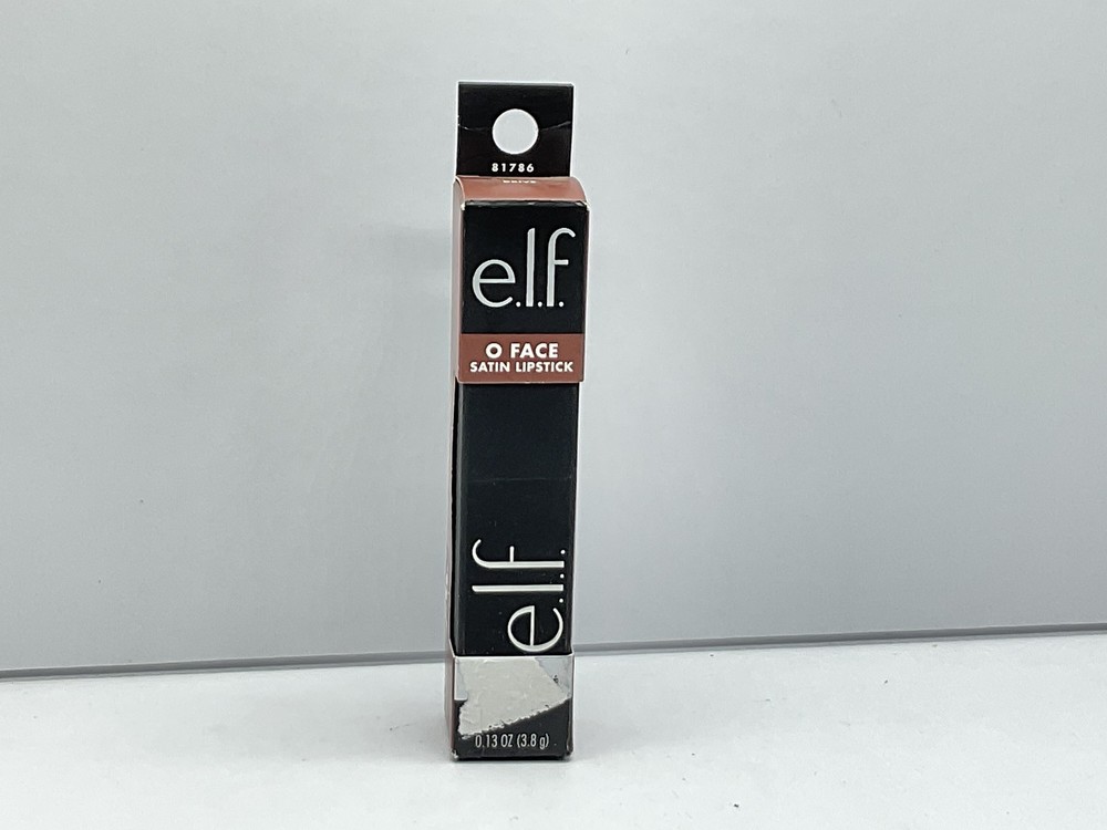 e.l.f.  O Face Satin Lipstick 0.13 oz #81786 DRIVE Black Case 0.13 oz.