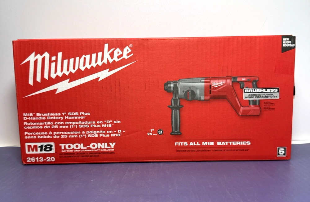 Milwaukee M18 18V Brushless SDS Plus Rotary Hammer 2613-20