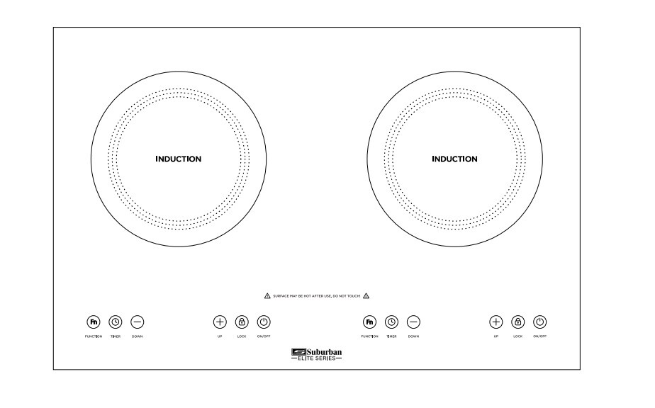 SUBURBAN MFG 3309A Suburban Double Element Cooktop-image