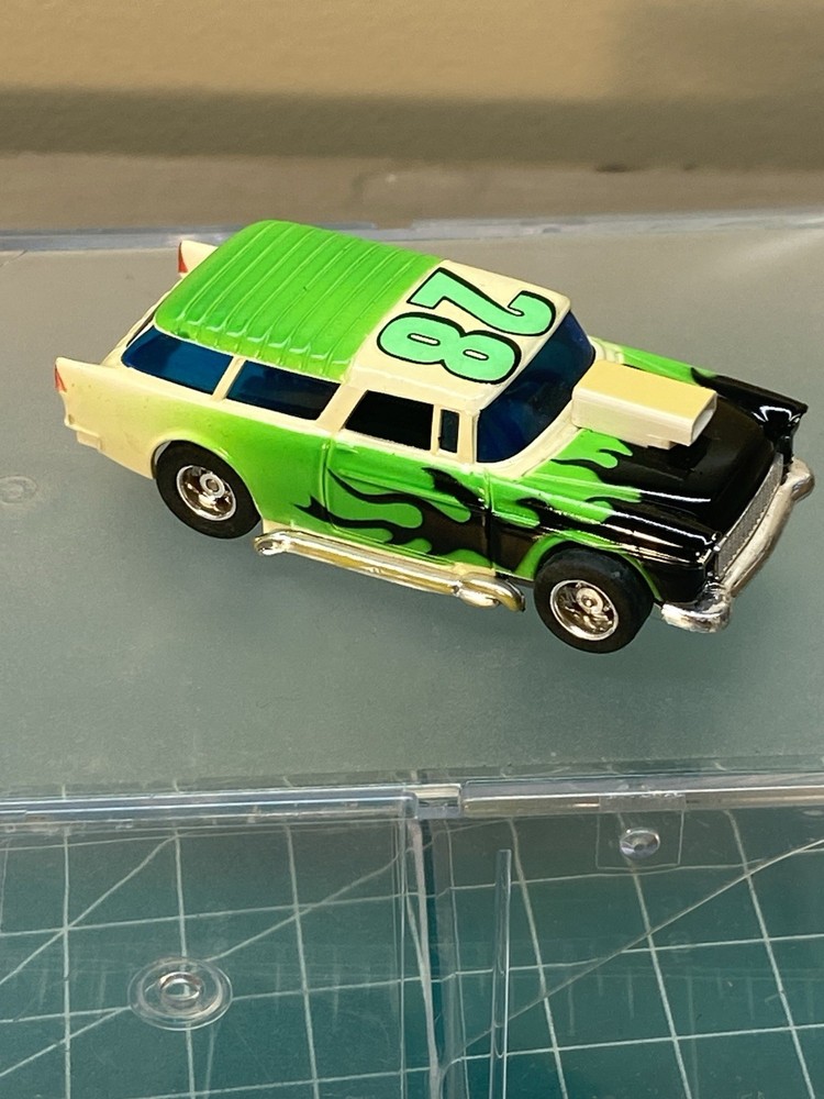 Tyco 55 Chevy Nomad Slot Car Tested and Fully Functional