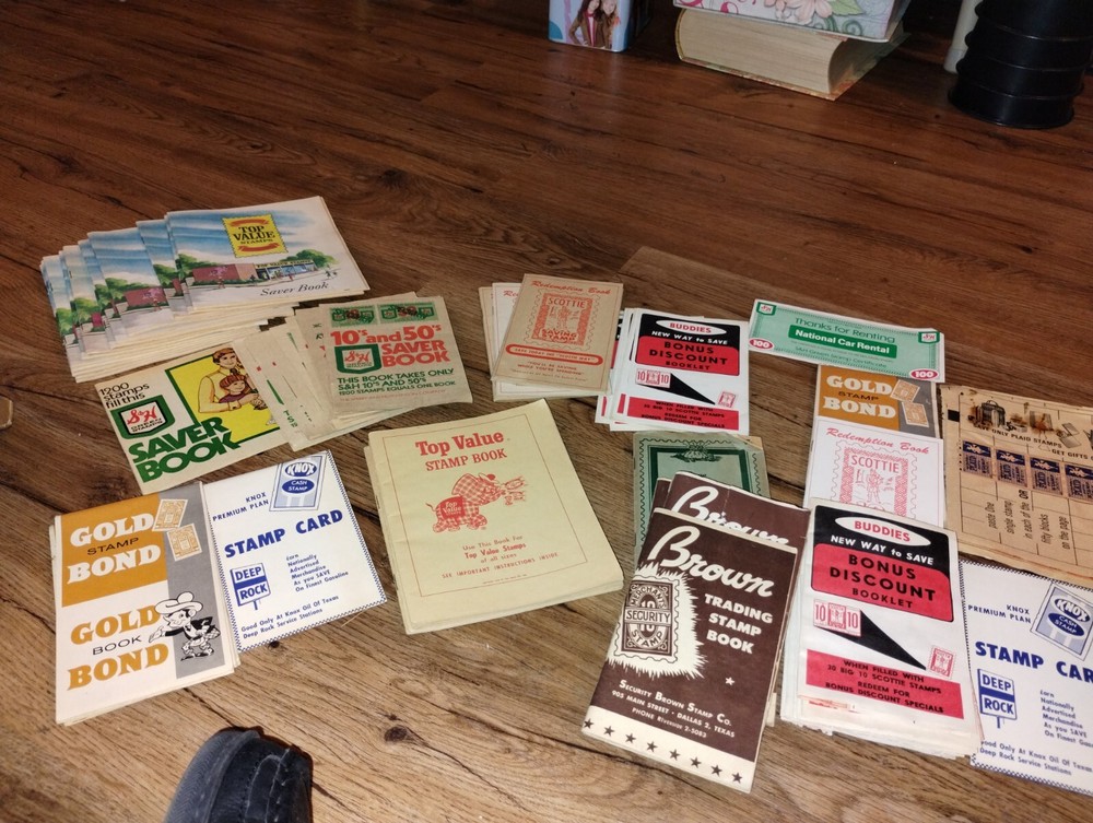 Vintage Trade Stamp Collection Bulk Lot Assorted Designs